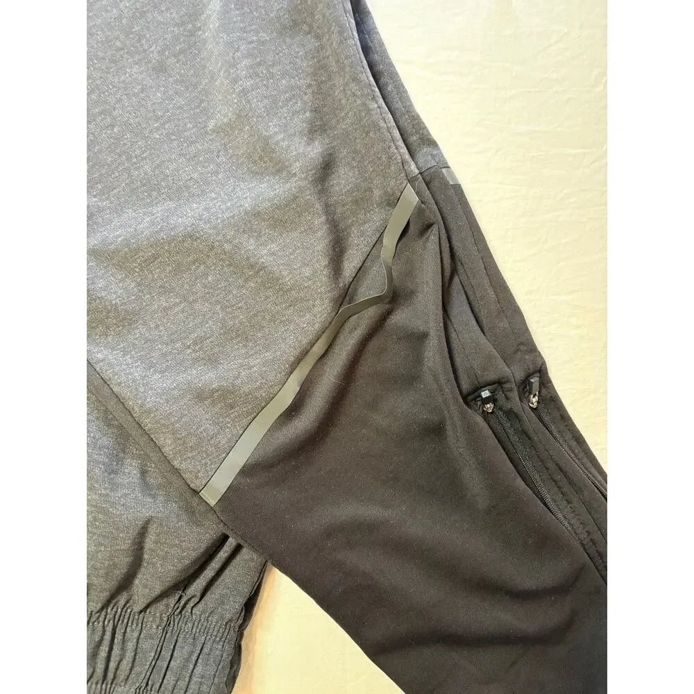 Asics Men's Athletic Pants, Performance, XL, Black/Gray